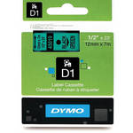 Dymo Standard D1 Labels (Black Print, Green Tape - 1/2" x 23')