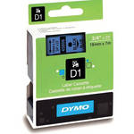 Dymo Standard D1 Labels (Black Print, Blue Tape - 3/4" x 23')
