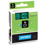 Dymo Standard D1 Labels (Black Print, Green Tape - 3/4" x 23')