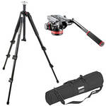 Manfrotto 502HD Pro Video Head & 055XB Tripod Kit