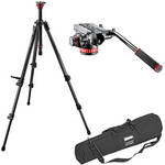 Manfrotto 502HD Pro Video Head & 755CX3 2-Stage Tripod Kit