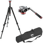 Manfrotto 502HD Pro Video Head & 755XB MDeVe Aluminum Video Tripod Kit