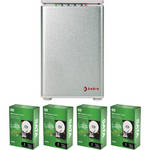 Sabio 4TB (4 x 1TB WD Caviar Green) DM4 4-Bay RAID HDD Enclosure Kit