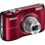 Nikon Coolpix L26 Digital Camera (Red)