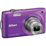 Nikon Coolpix S3300 Digital Camera (Purple)