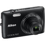 Nikon Coolpix S4300 Digital Camera (Black)