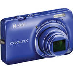 Nikon Coolpix S6300 Digital Camera (Blue)