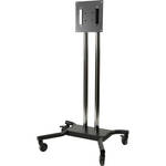 Peerless Industries Black Pole Floor Cart for 32" to 65" Flat Panel Displays