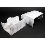 Wiremold Products 5410DFO-WH Radiused Divided Entrance Cap Fitting (White)
