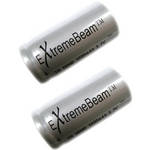 ExtremeBeam CR123A 4.2V Rechargeable Li-ion Batteries (Two Pack)