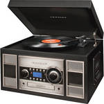 Crosley Radio CR2413A MEMORY MASTER II CD RECORDER (BLACK)