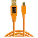 Tether Tools 15' (4.6 m) TetherPro USB 2.0 A Male to Mini-B 5-Pin Gold Plated Cable