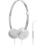 iLuv iHP613 Sweet Cotton Headphones with SpeakEZ Mic/Remote (White)
