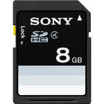 Sony 8GB SDHC Memory Card Class 4