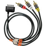 Scosche sneakPEEK - Premium RCA Composite Audio/Video cable for iPad, iPhone and iPod