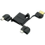 Scosche flipSYNC Keychain Charge and Sync Cable for Micro & Mini-USB Devices