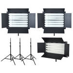 Flolight 1- FL-220AWD / 2- FL-330AWD 3 Fluorescent Light Kit (5,400K)