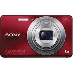 Sony Cyber-shot DSC-W690 Digital Camera (Red)