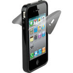 Scosche bandEDGE g4 - Black on Black Polycarbonate & Rubber Edge Case for iPhone 4S and 4 (Verizon, Sprint and AT&T)