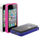 Scosche bandIT g4 - Rubber Edge Cases for iPhone 4S and 4 (Verizon, Sprint and AT&T)