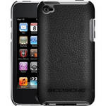 Scosche beefKASE t4 - Polycarbonate Case with Genuine Leather Exterior for iPod touch (Gen 4, Black)