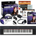Yamaha NP11 Piaggero 61 Key Piano-Style Keyboard Basics B&H Kit