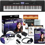Yamaha Piaggero NP-V60 Lightweight Digital Piano Basics B&H Kit