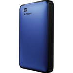 Western Digital 500GB My Passport USB 3.0 Portable Hard Drive (Blue)