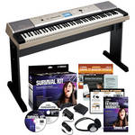 Yamaha YPG-535 88-Key Portable Keyboard Basics B&H Kit