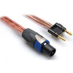 Hosa Technology Neutrik speakON to Dual Banana Speaker Cable - 10'