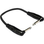 Hosa Technology REAN Right-Angle to Right-Angle Pro Guitar Patch Cable - 6"