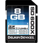 Delkin Devices 8GB SDHC Memory Card 600x UHS-I