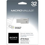 Sony 32GB Micro Vault USM-M USB Flash Drive (White)