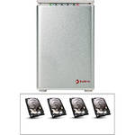 Sabio 8 TB DM4 4-Bay RAID Enclosure Kit with 4 x Seagate Hard Drives