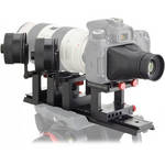 iDC Photo Video SYSTEM ONE Follow-Focus Kit for Canon 60D No Grip (2 Wheels/Lens Br)