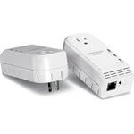 Trendnet TPL-402E2K 500Mbps Powerline AV Adapter Kit with Bonus Outlet