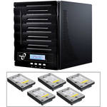 Thecus 5TB (7200rpm) N5500 Dual DOM with Dual Protection Hard Drive Enclosure (5 x 1TB)