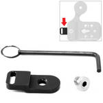 Custom SLR M-Plate Hand Strap Mount Attachment (Black)