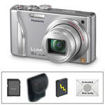 Panasonic LUMIX DMC-ZS15 Digital Camera (Silver) with Deluxe Accessory Kit