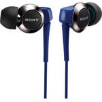 Sony MDR-EX210B Noise Isolating In-Ear Earbud Stereo Headphones - Blue