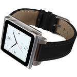 Hex Vision Classic Leather Watch Band for iPod nano Gen 6/7 (Black)
