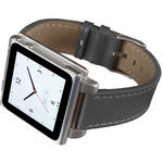 Hex Vision Classic Leather Watch Band for iPod nano Gen 6/7 (Gray)