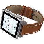 Hex Vision Classic Leather Watch Band for iPod nano Gen 6/7 (British Tan)