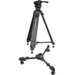 Sunpak Video PRO M3 Tripod with Head (Black) Dolly
