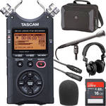 Tascam DR-40 Street Interviewer Portable Recorder Pack
