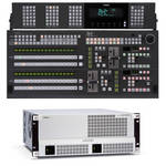 For.A HVS-4000 Video Switcher with 2 M/E 16-Button Control Panel