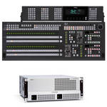 For.A HVS-4000 Video Switcher with 2 M/E 24-Button Control Panel