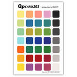 QP Card Color Reference Card 203