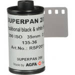 Rollei/AGFA 35mm Superpan 200 Black and White Negative Film, 36 Exposure