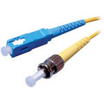 Comprehensive 32.80' (10 m) ST to ST Single-Mode 0.009' (3mm) Duplex LSZH Cable